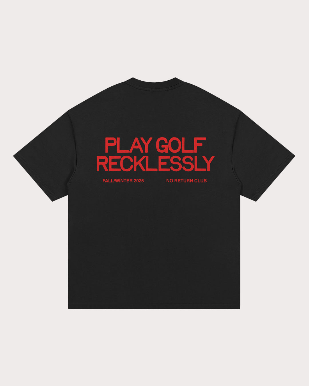 Play Golf Recklessly Boxy Tee