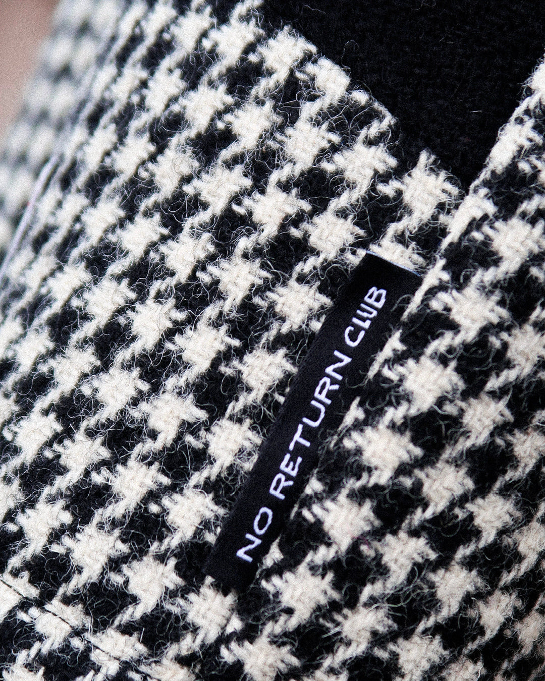 Twisted Houndstooth Harris Tweed Headcover