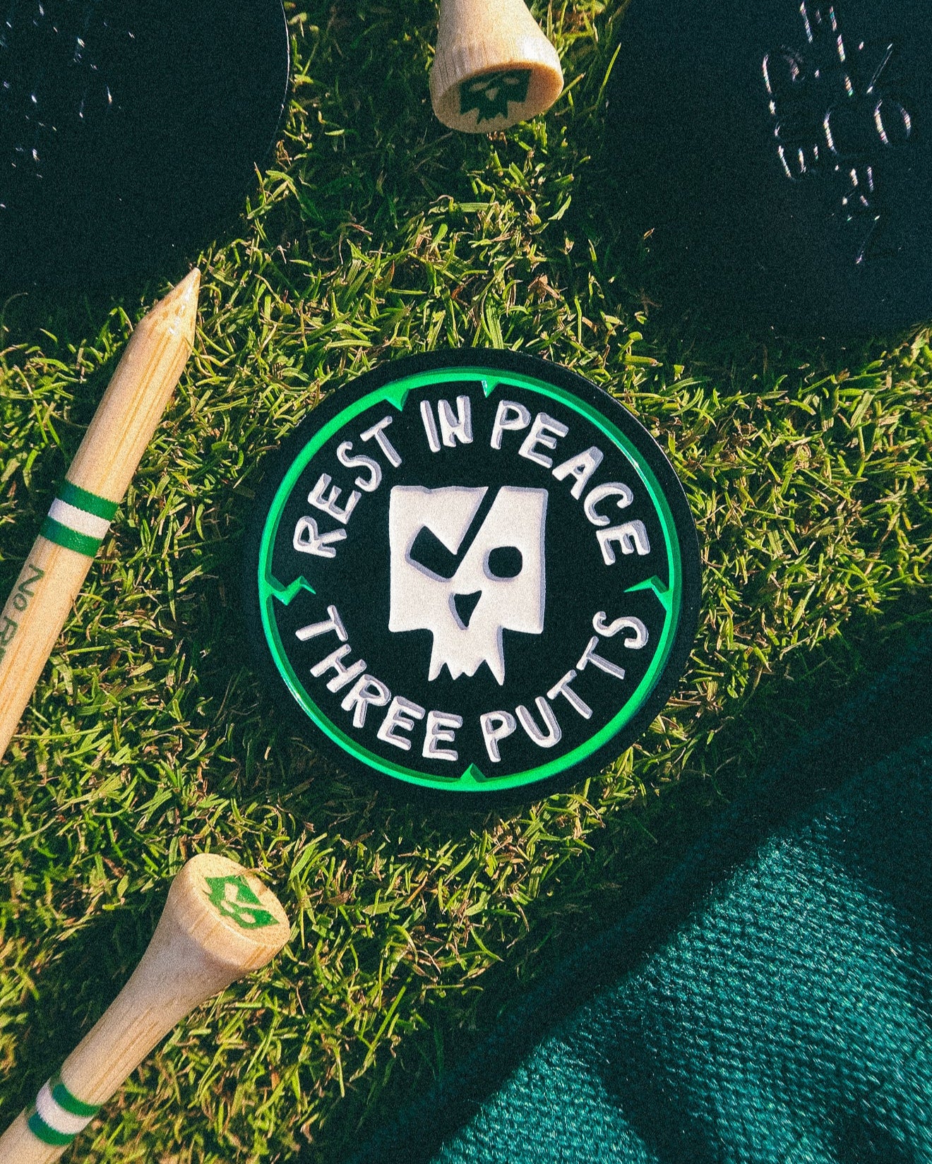 R.I.P 3 Putts Ball Marker