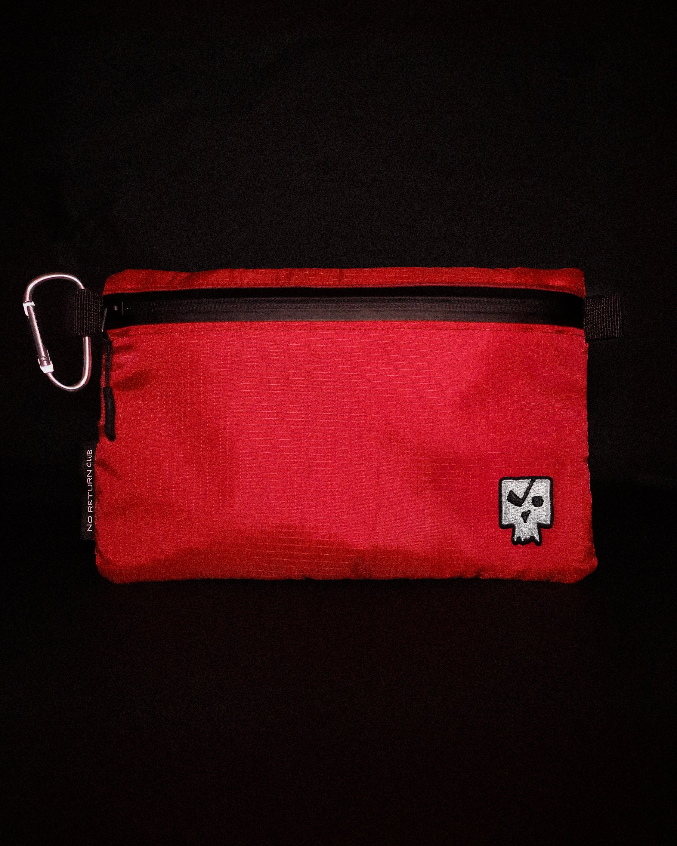 Ripstop Zip Pouch - Red