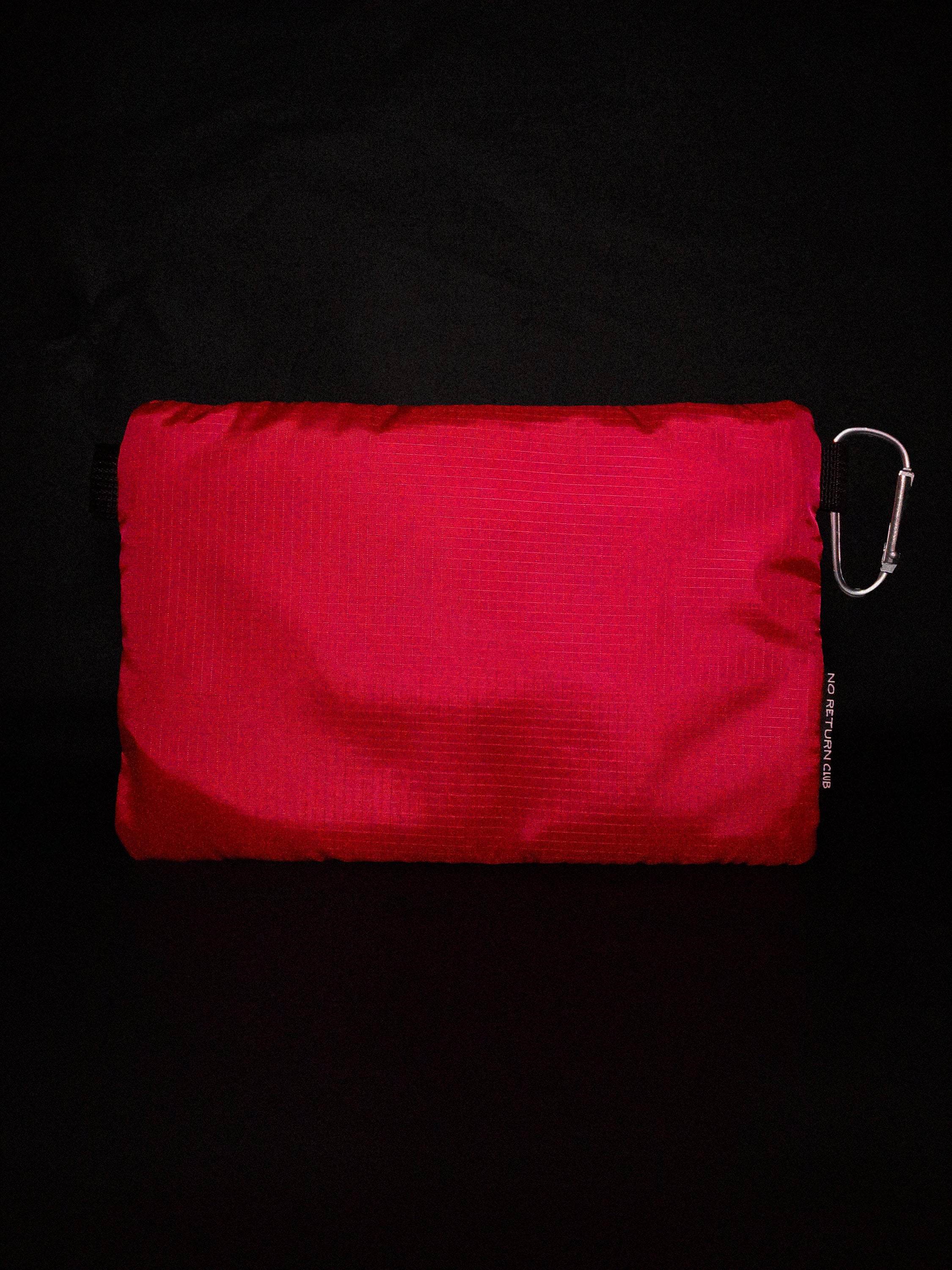 Ripstop Zip Pouch - Red