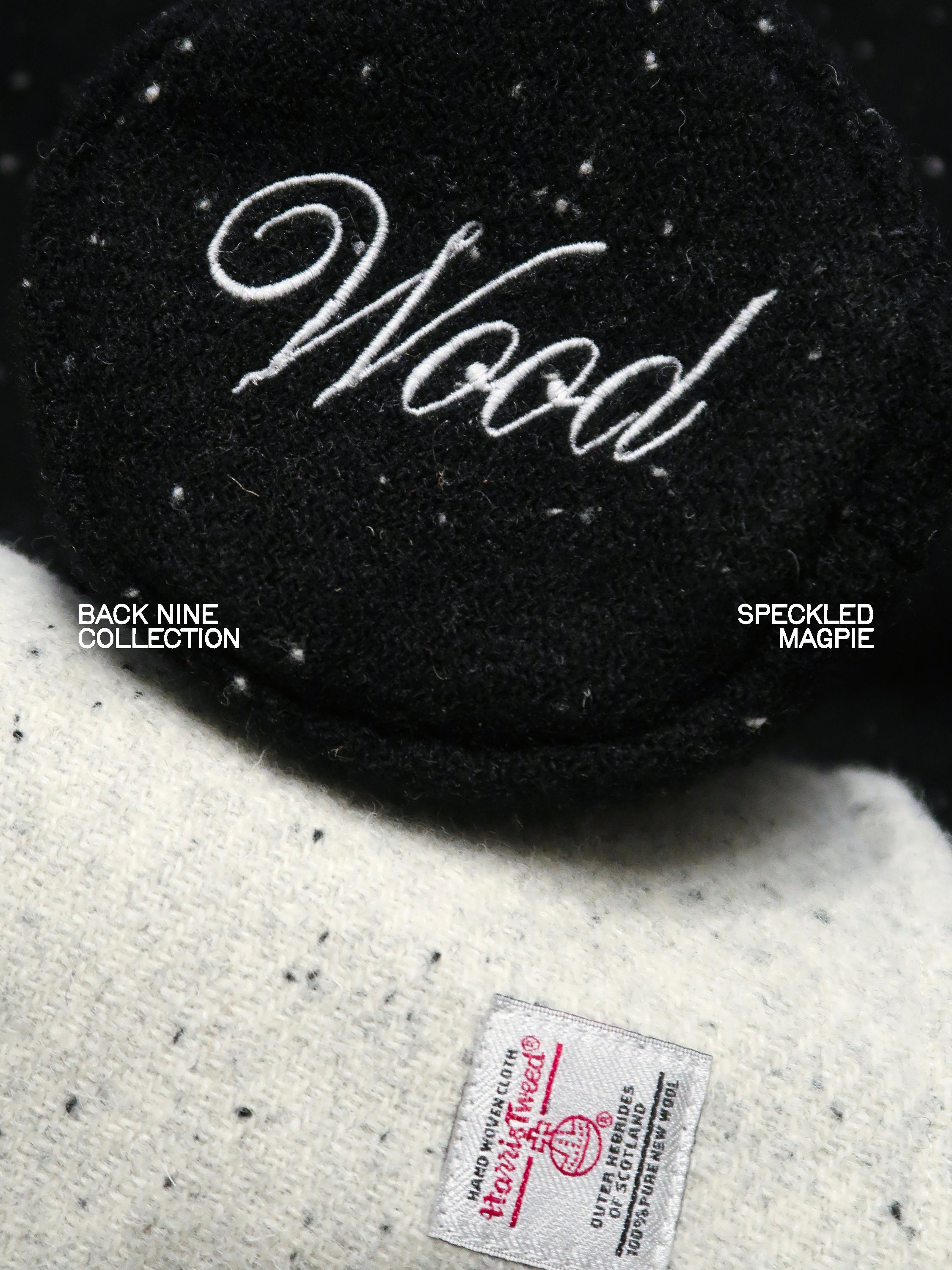 Harris Tweed Speckled Magpie Headcover