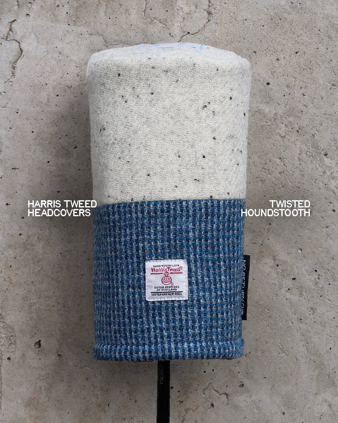 Sub-Zero Blue Harris Tweed Headcover