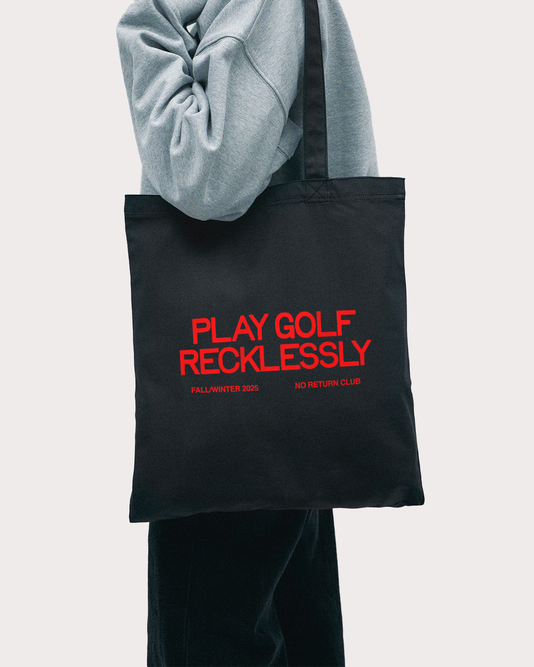 Play Golf Recklessly Cotton Tote bag