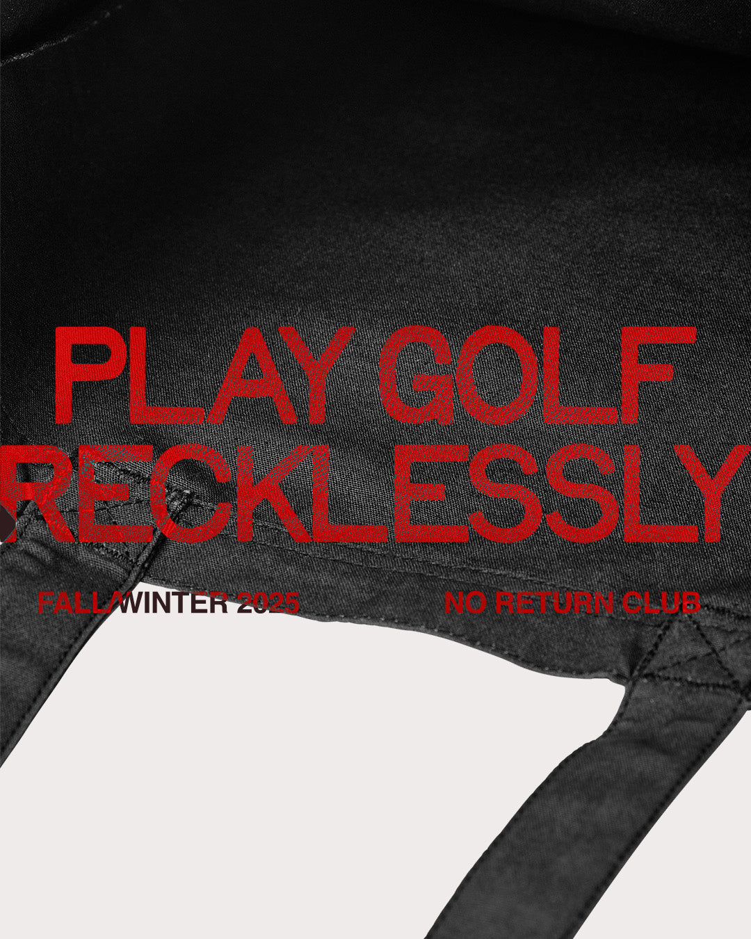 Play Golf Recklessly Cotton Tote bag