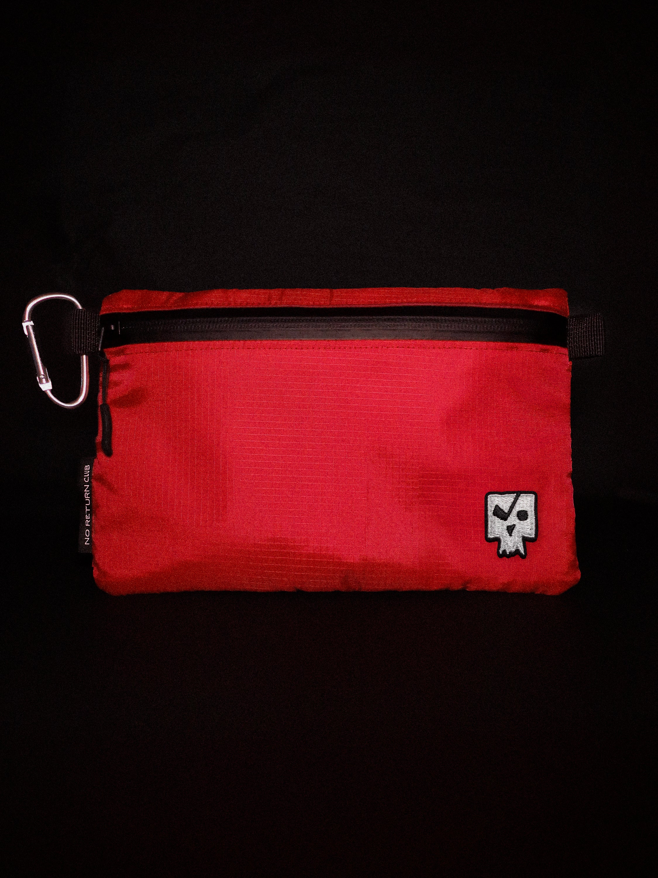 Ripstop Zip Pouch - Red