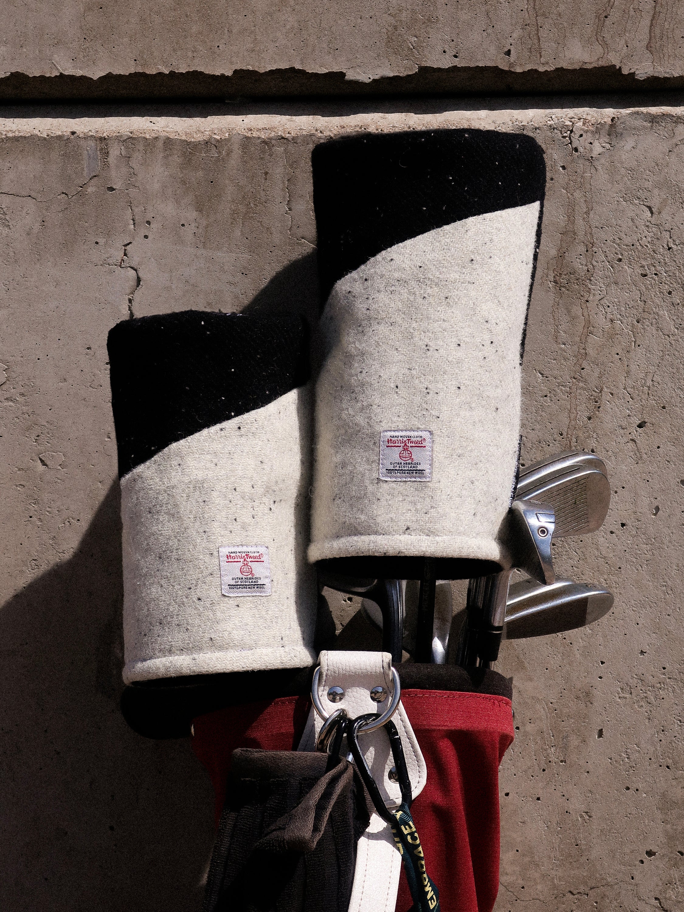 Harris Tweed Speckled Magpie Headcover